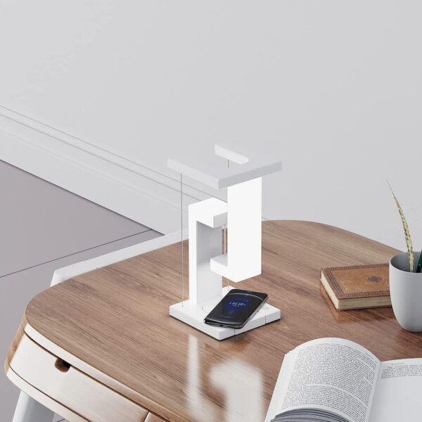 Creative Smartphone Wireless Charging Suspension Table Lamp Balance Lamp Floating For Home Bedroom - Image 7