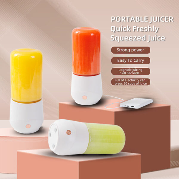 Kitchen Blender Cup Personal Blender Mini Fruit Juicer Mixer Portable Electric Juicer For Smoothie Fruit Juice Milk Shake - Image 4